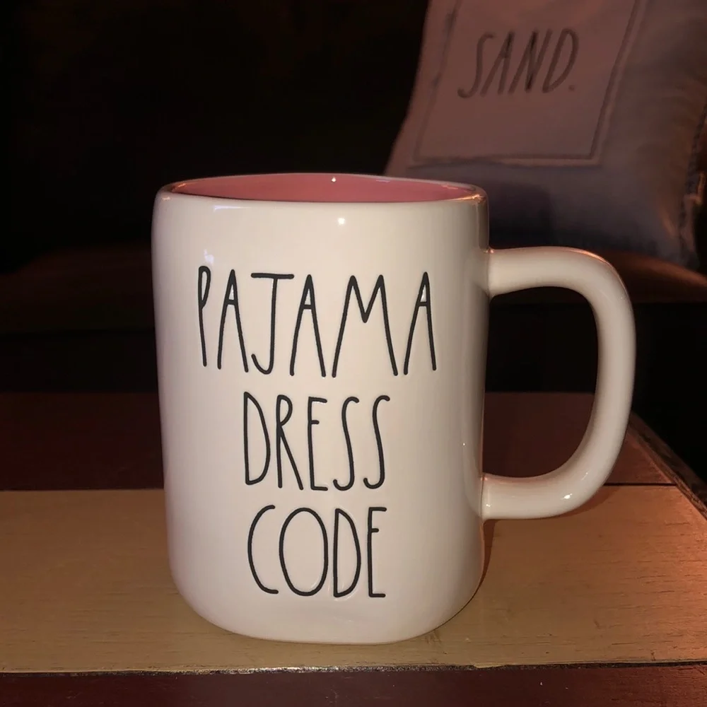 Rae Dunn PAJAMA DRESS CODE Mug